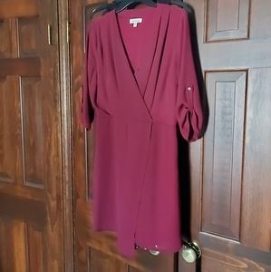 Mauve 3/4 sleeve dress